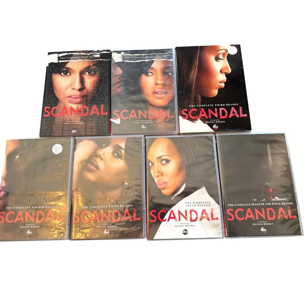 Men's Scandal TV Series‎ DVD Set Seasons 1-7 Complete
